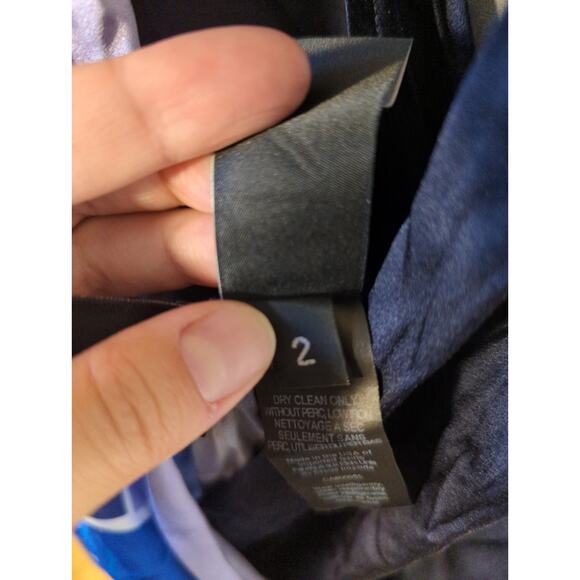 RTR Zero + Maria Cornejo Jazmine Multi Blue Geo Print Sleeveless Maxi Dress Sz 2 - Picture 6 of 6